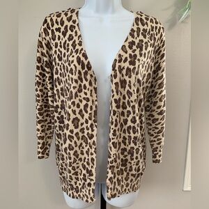 Covington Leopard Print Women's Cardigan